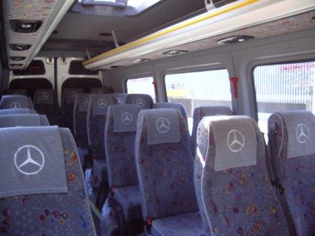 Mercedes Benz Sprinter noma Ludzā mikroautobuss 15 16 17 18 20 sēdvietas